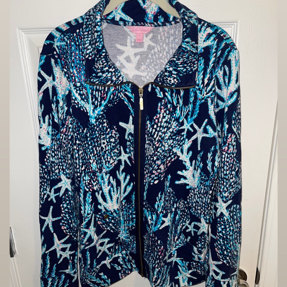 Lilly Pulitzer Zip Up Jacket